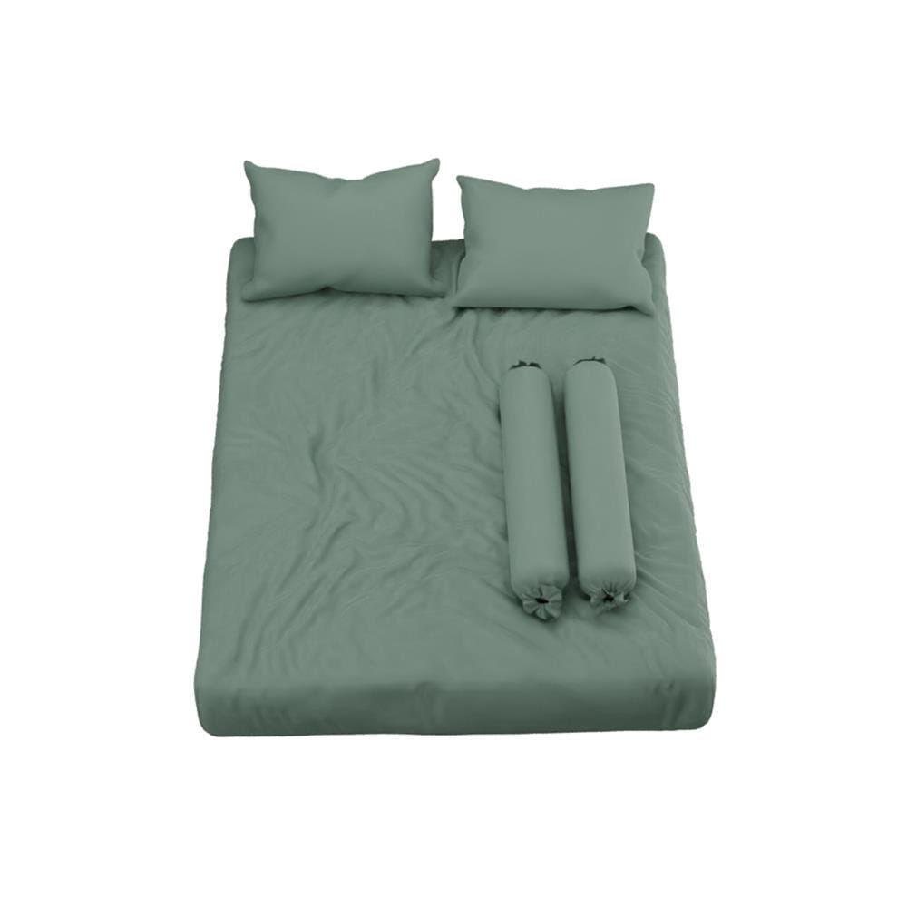 ชุดผ้าปูที่นอน 5 ฟุต (ชุด 5 ชิ้น) SATIN PLUS SOLID PS020