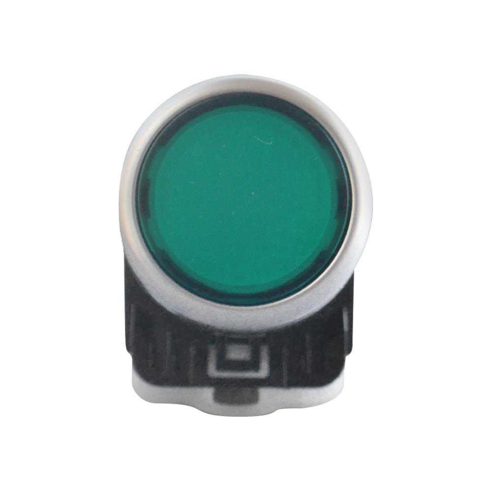 สวิตช์ปุ่มกด LED CT ELECTRIC LA38-11D/GR 22 มม. สีเขียว