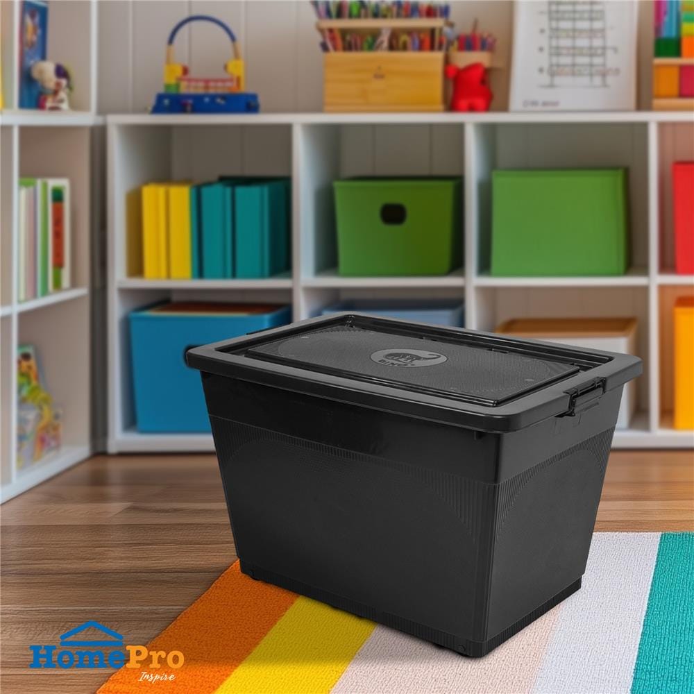 กล่องเก็บของ 340 ลิตร ME LIVING 904XL 78x96.8x85 ซม. สีดำ