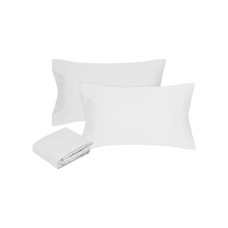 ชุดผ้าปูที่นอน 5 ฟุต 3 ชิ้น ME LIVING 180TN TC สี WHITE_2