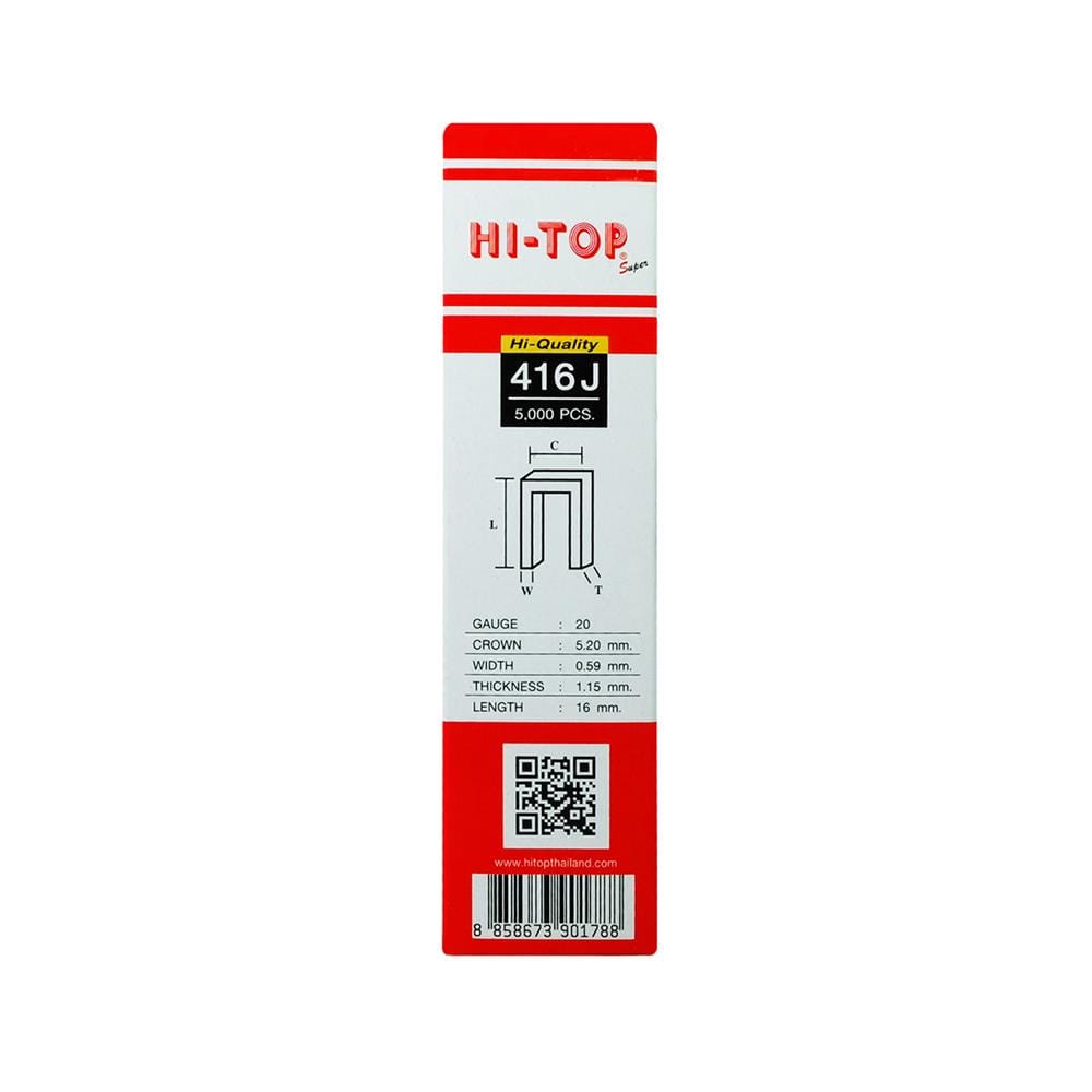 ลวดยิงไม้ขาคู่ HI-TOP 416J 16 มม. 5,000 นัด