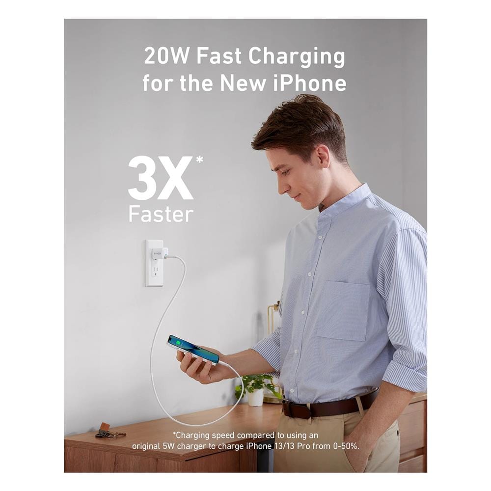 หัวชาร์จเร็ว 20W USB-C Anker AK255 PowerPort III Nano สีขาว_2