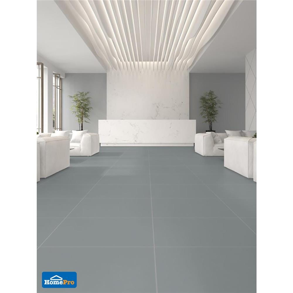 กระเบื้องพื้น 60x60 ซม. COTTO ดีพ เทา PM 1.44M2