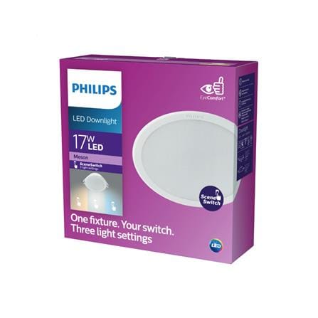 ดาวน์ไลท์ LED PHILIPS MESON 6 นิ้ว 17 วัตต์ DAYLIGHT/ COOL WHITE/ WARM WHITE สีขาว_4