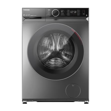 เครื่องซักอบฝาหน้า TOSHIBA TWD-BM135GF4T(SK) 12.5/8 กก. 1400RPM อินเวอร์เตอร์ สีเงิน_0