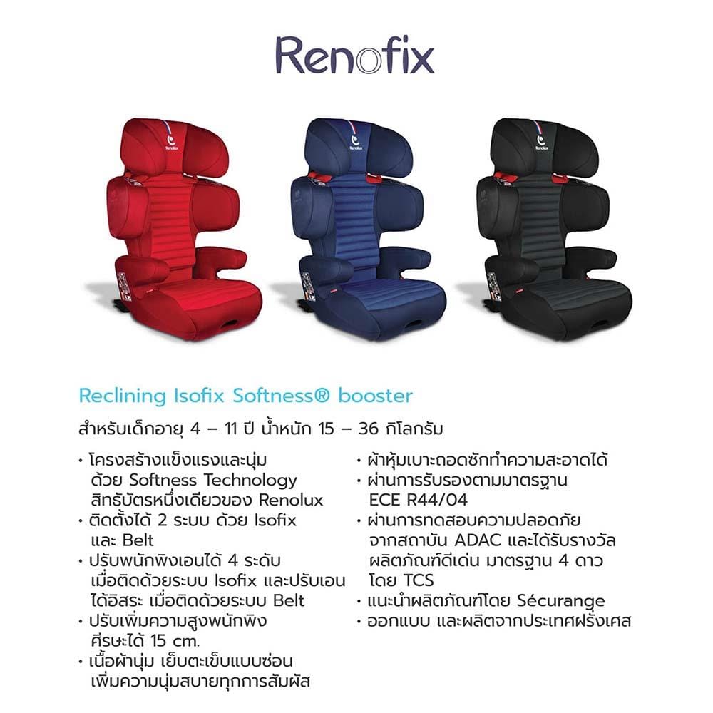 คาร์ซีท RENOLUX รุ่น RENOFIX สีดำ_5