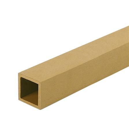 ไม้ระแนง WPC แบบกลวงภายนอก WATSADUNIYOM 2.5X2.5X300 ซม. สีสัก_0