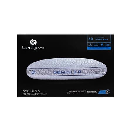 หมอนสุขภาพ เมมโมรี่โฟม BEDGEAR GEMINI 3.0 17x24 นิ้ว สีขาว_4