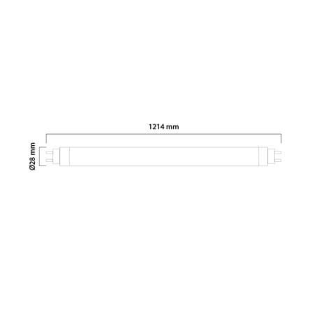 หลอด LED SHINING T8 SIM GUARD DE 18 วัตต์ DAYLIGHT G13_6