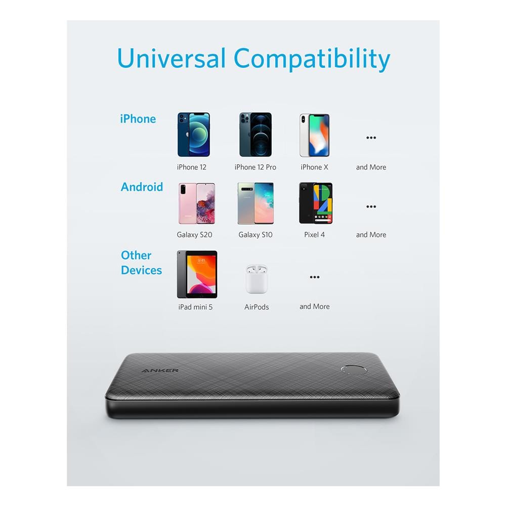 แบตเตอรี่ Anker PowerCore Slim 10000 (22.5W) AK340 แบตสำรอง 10000mAh USB-C_3