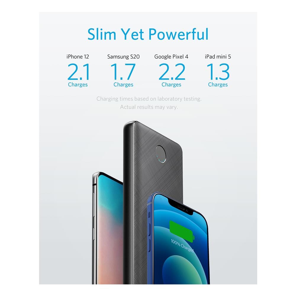 แบตเตอรี่ Anker PowerCore Slim 10000 (22.5W) AK340 แบตสำรอง 10000mAh USB-C_4
