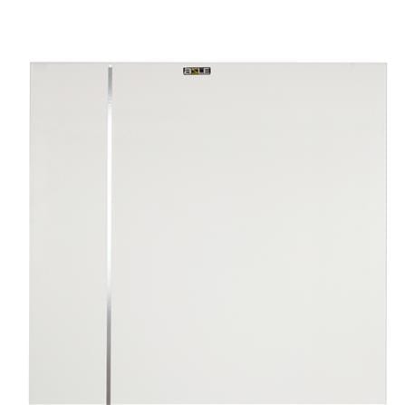 ประตูห้องน้ำ UPVC AZLE BN-01 70X200 ซม. สีขาว เจาะลูกบิด_2