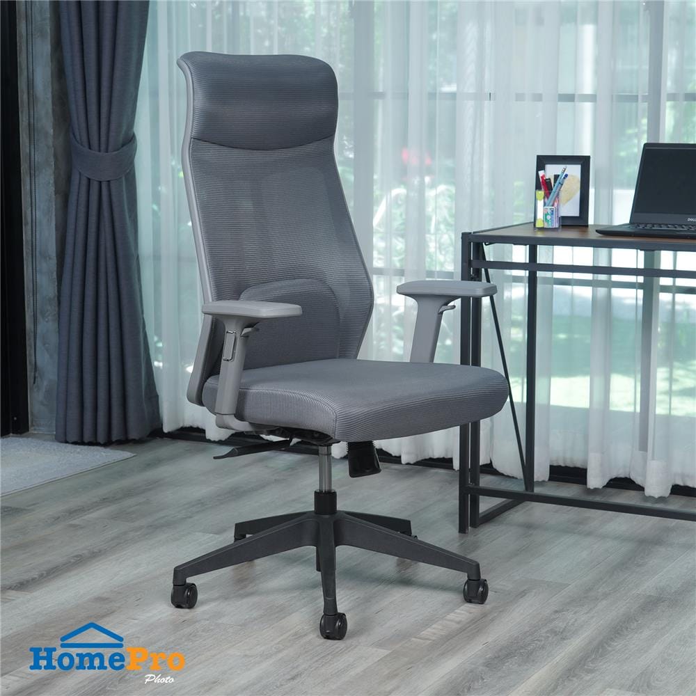 เก้าอี้สำนักงาน FURDINI TYLER A642-1 ผ้า สีเทา