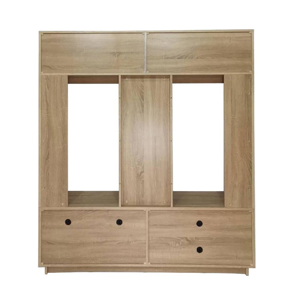 ชุดตู้วางทีวี ME LIVING 160 ซม. สี SOLID OAK/MARBLE