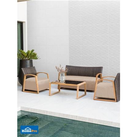 กระเบื้องผนัง DURAGRES 30x45ซม. เบวิส บริค เทา 0.81M2_4