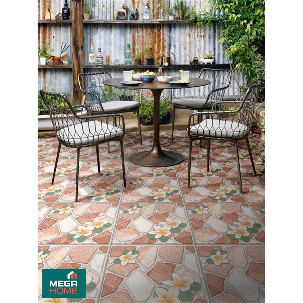 กระเบื้องพื้น 16x16 นิ้ว ภูผา ภูแสงจันทร์ น้ำตาล PM 0.96M2