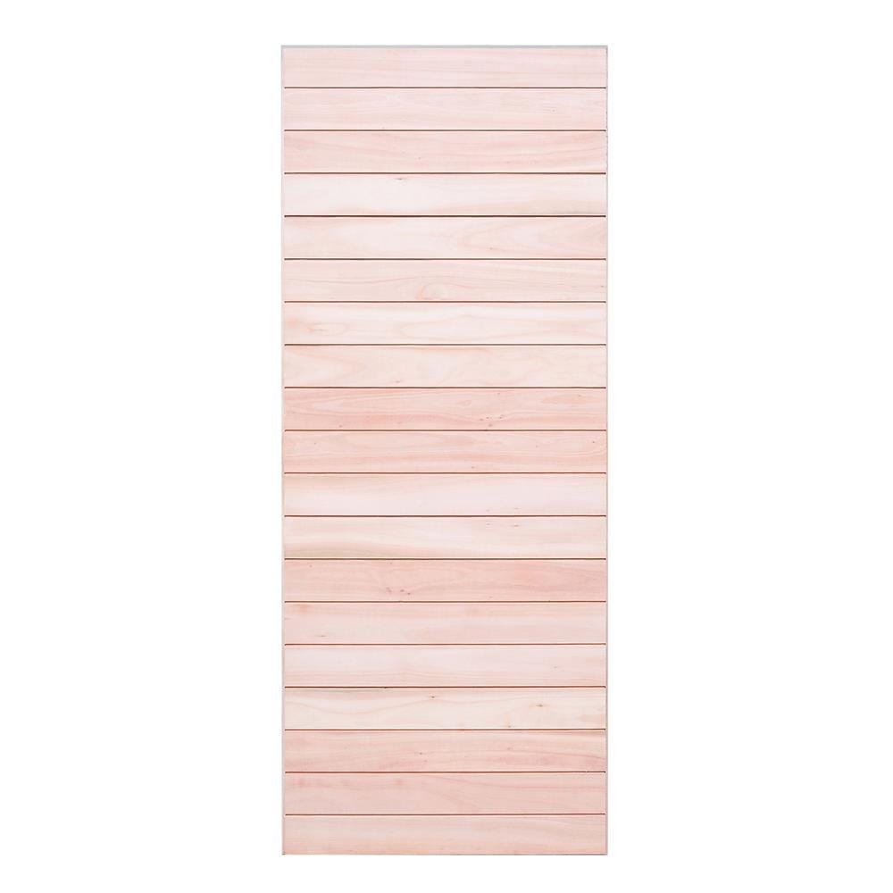 ประตูไม้เรดแกรนด์ดิส D2D ECO PINE 801 80X200 ซม. สีธรรมชาติ ไม่เจาะลูกบิด