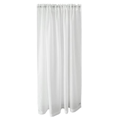 ผ้าม่านโปร่งสอดหู ME LIVING SLAB 145X220 ซม. สีขาว_0