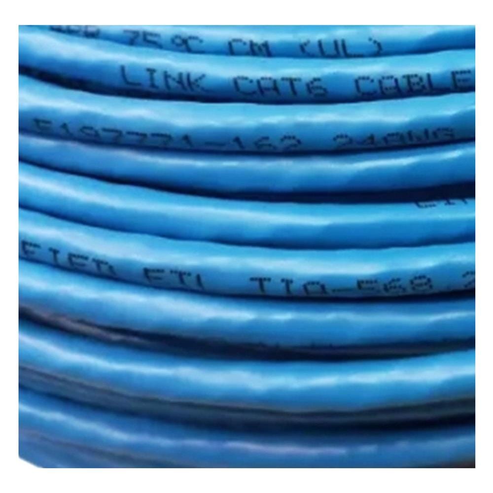 สาย LAN CAT6 LINK US-9106A-1 100 ม. สีฟ้า