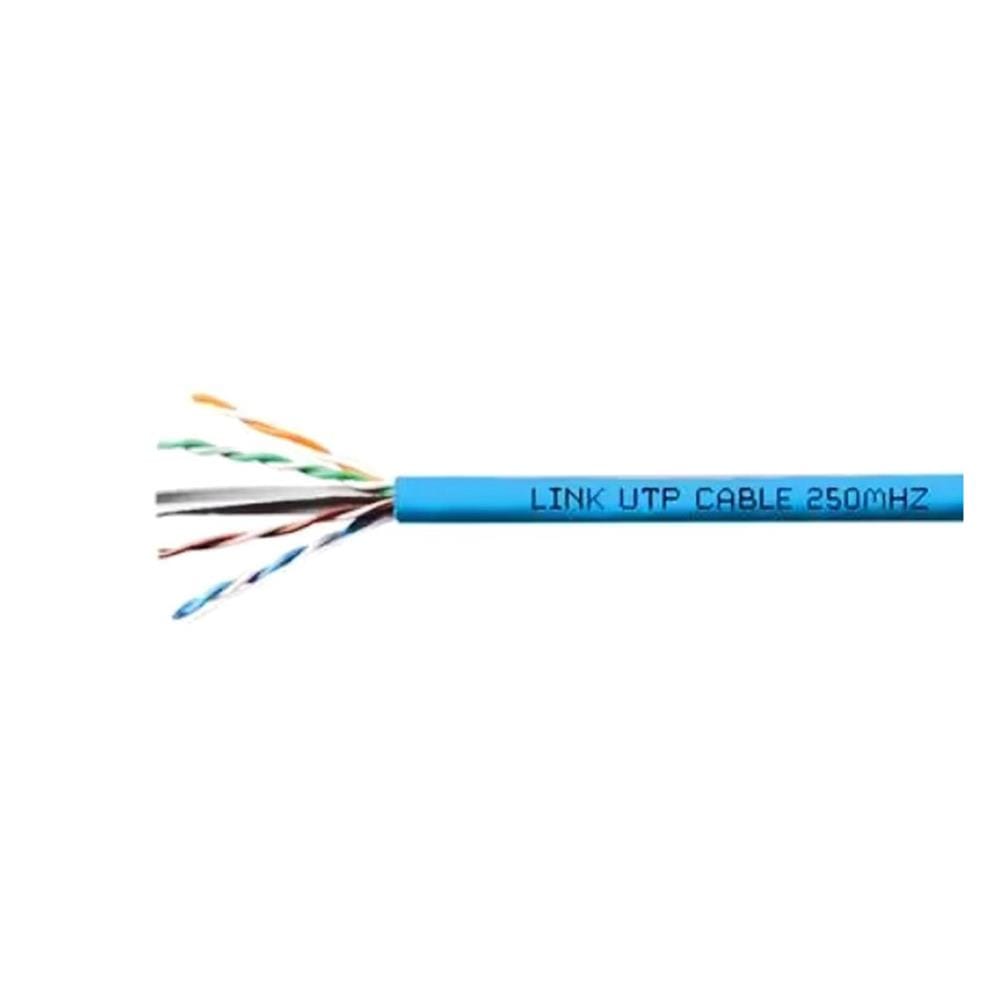 สาย LAN CAT6 LINK US-9106A-1 100 ม. สีฟ้า