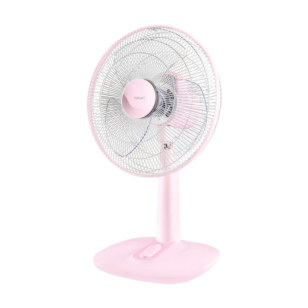 พัดลมตั้งโต๊ะ 14 นิ้ว HATARI T14M1 สีชมพู