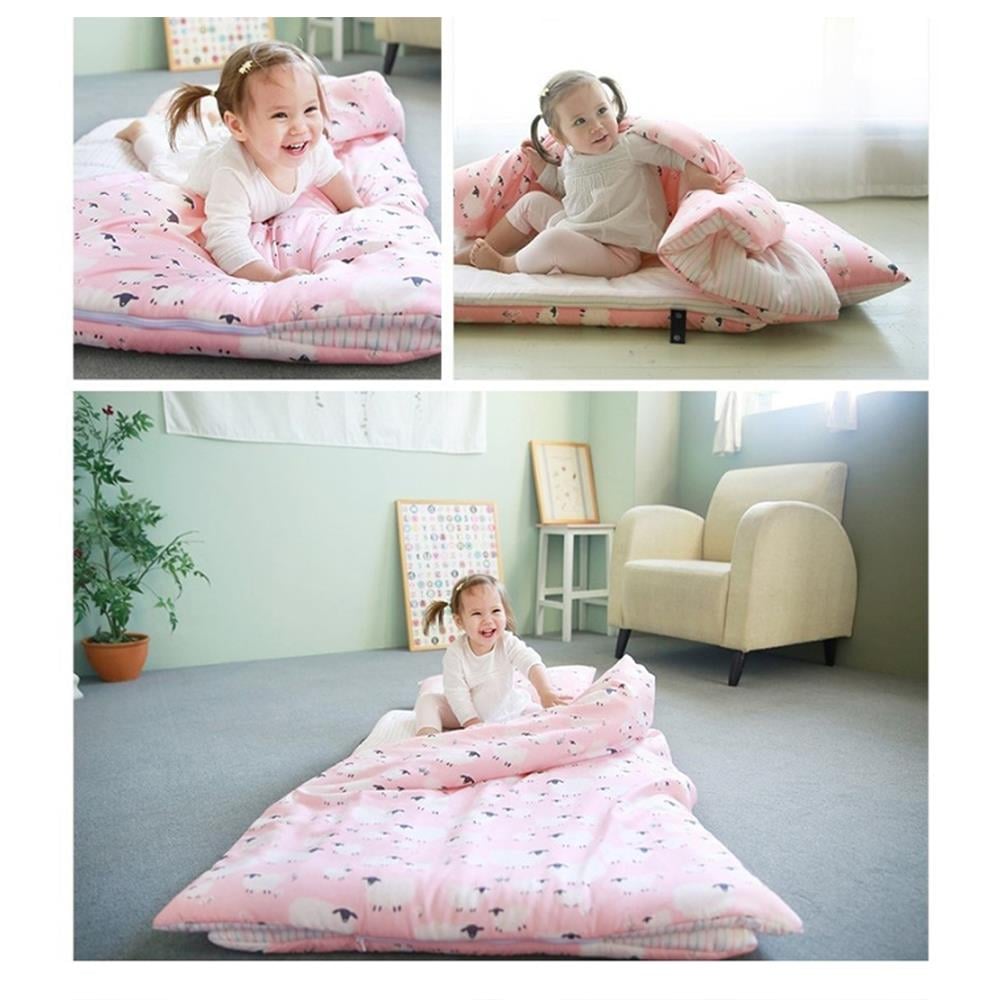 ชุดที่นอนเด็กพกพา ARIBEBE Pink Baby Sheep_8