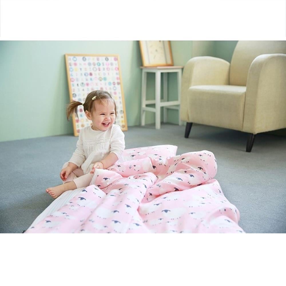 ชุดที่นอนเด็กพกพา ARIBEBE Pink Baby Sheep_2