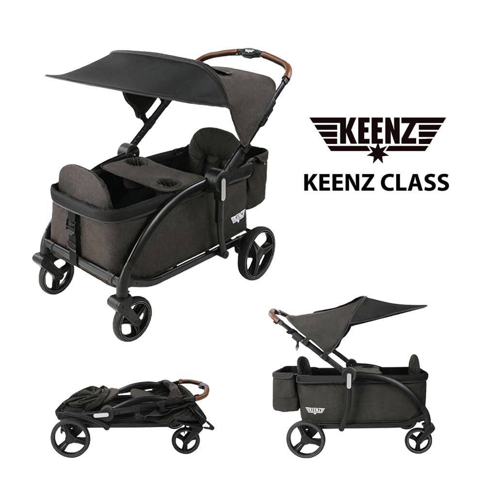 รถเข็น2ที่นั่ง KEENZ รุ่น CLASS WAGON ดำ_2