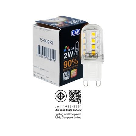 หลอด LED L&E CYLINDER G9 2 วัตต์ WARM WHITE_6