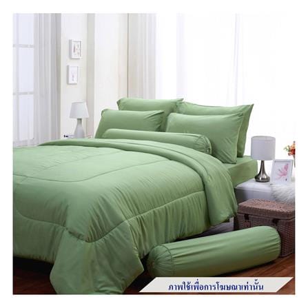 ชุดผ้าปูที่นอน 5 ฟุต 6 ชิ้น FOUNTAIN COLOR 70204-FTGREEN02_0