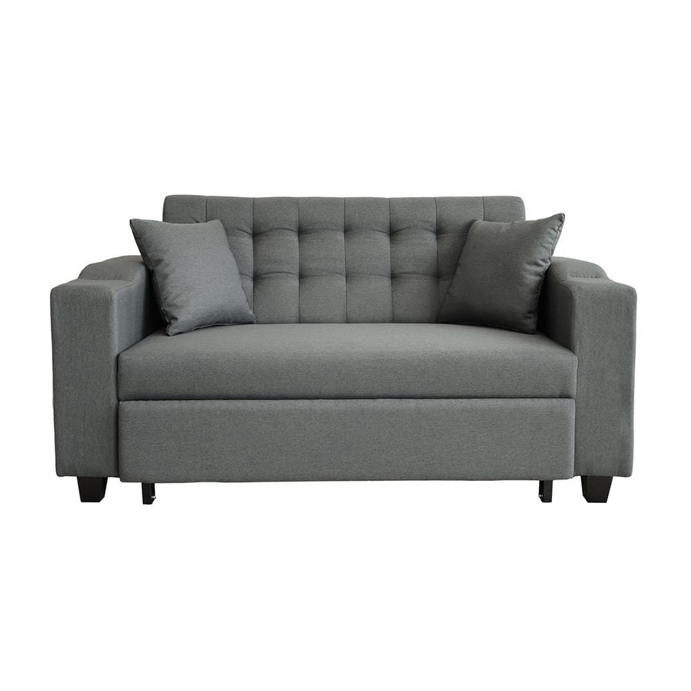 โซฟาเบด CCR FURNITURE รุ่น HOLLYWOOD (ฮอลลีวูด) ขนาด 156 cm. ผ้า สีเทาเข้ม (A1-33)_0