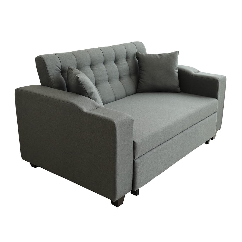 โซฟาเบด CCR FURNITURE รุ่น HOLLYWOOD (ฮอลลีวูด) ขนาด 156 cm. ผ้า สีเทาเข้ม (A1-33)_1