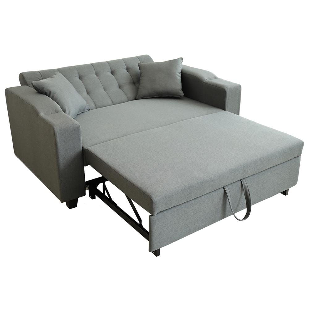 โซฟาเบด CCR FURNITURE รุ่น HOLLYWOOD (ฮอลลีวูด) ขนาด 156 cm. ผ้า สีเทาเข้ม (A1-33)_2
