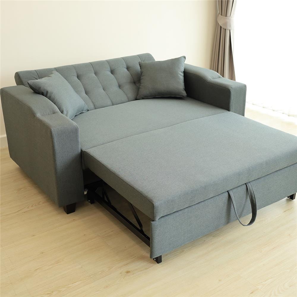 โซฟาเบด CCR FURNITURE รุ่น HOLLYWOOD (ฮอลลีวูด) ขนาด 156 cm. ผ้า สีเทาเข้ม (A1-33)_9