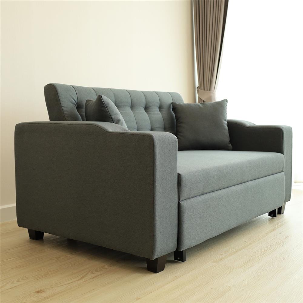 โซฟาเบด CCR FURNITURE รุ่น HOLLYWOOD (ฮอลลีวูด) ขนาด 156 cm. ผ้า สีเทาเข้ม (A1-33)_3