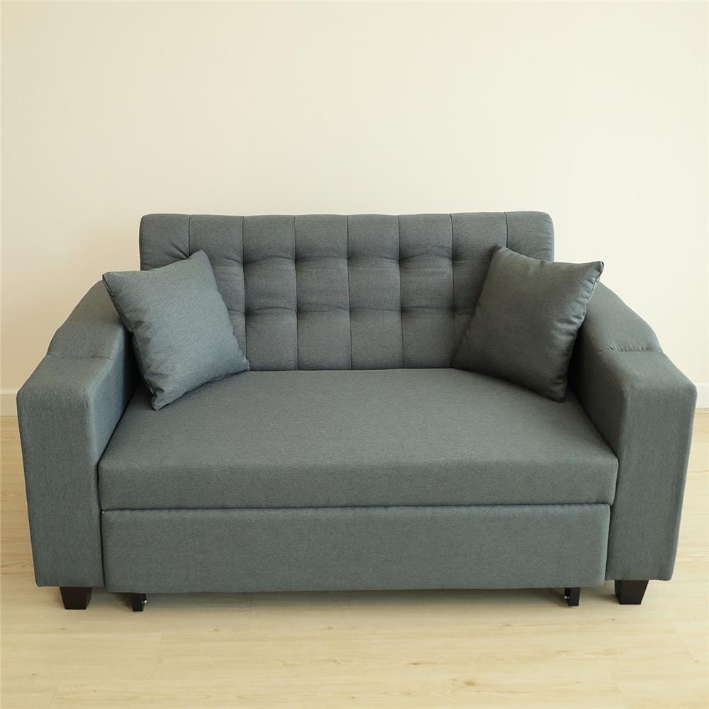 โซฟาเบด CCR FURNITURE รุ่น HOLLYWOOD (ฮอลลีวูด) ขนาด 156 cm. ผ้า สีเทาเข้ม (A1-33)_4