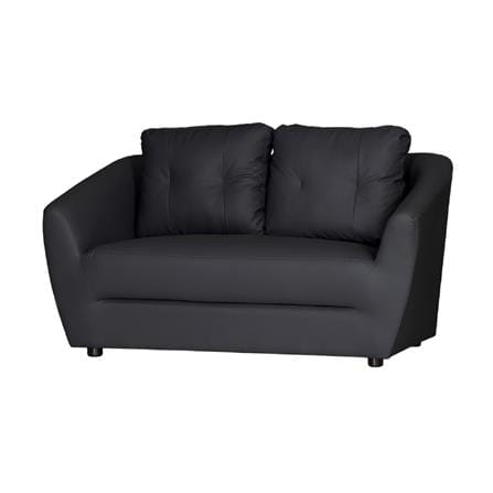 โซฟา 2 ที่นั่ง AS FURNITURE ZAYLA LBKD36 PVC สีดำ_0