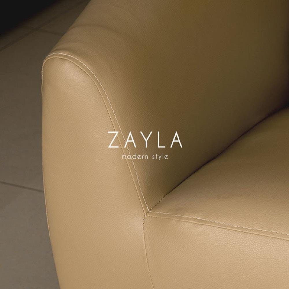 โซฟา 2 ที่นั่ง AS FURNITURE ZAYLA LCRD01 PVC สีครีม