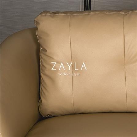 โซฟา 2 ที่นั่ง AS FURNITURE ZAYLA LCRD01 PVC สีครีม_2