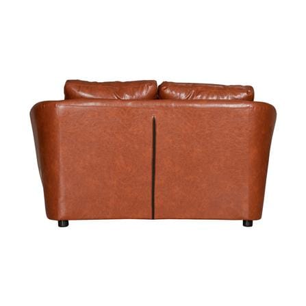 โซฟา 2 ที่นั่ง AS FURNITURE ZAYLA LBWB21 PVC สีน้ำตาลอ่อน_2