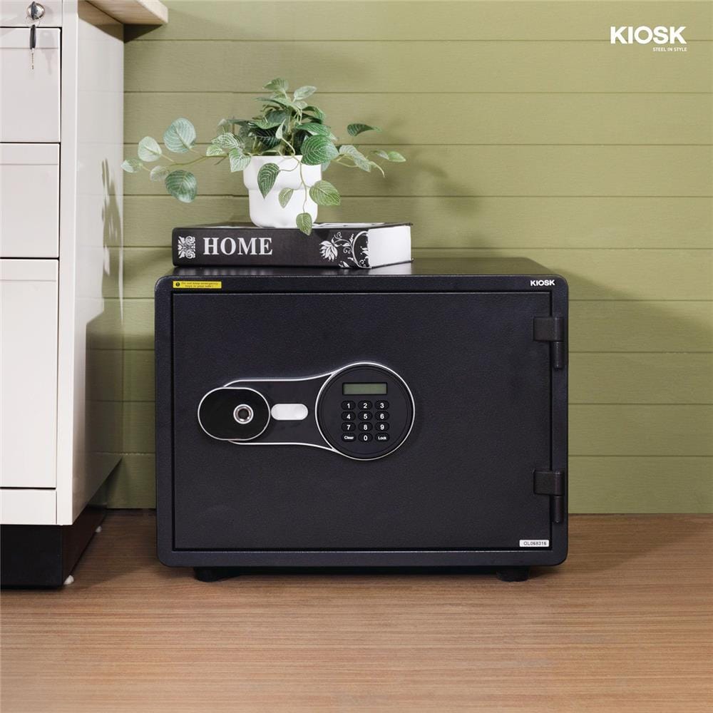ตู้นิรภัย FINGERPRINT KIOSK SA-350EDP สีดำ