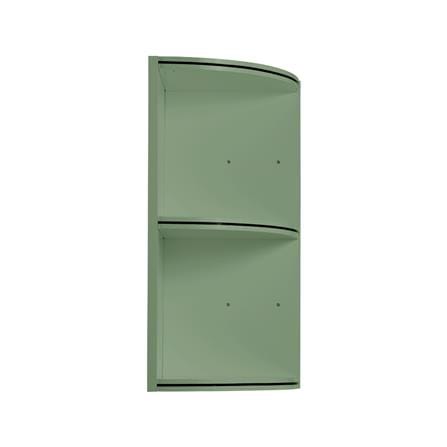 ชั้นจบมุมโค้ง KING PLATINUM 32X67.8 ซม. สีเขียวพิสตาชิโอ