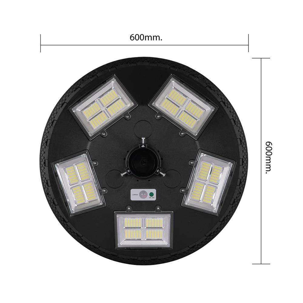 ไฟสนาม SOLAR LAMPTAN BRILUX 500 วัตต์ DAYLIGHT สีดำ
