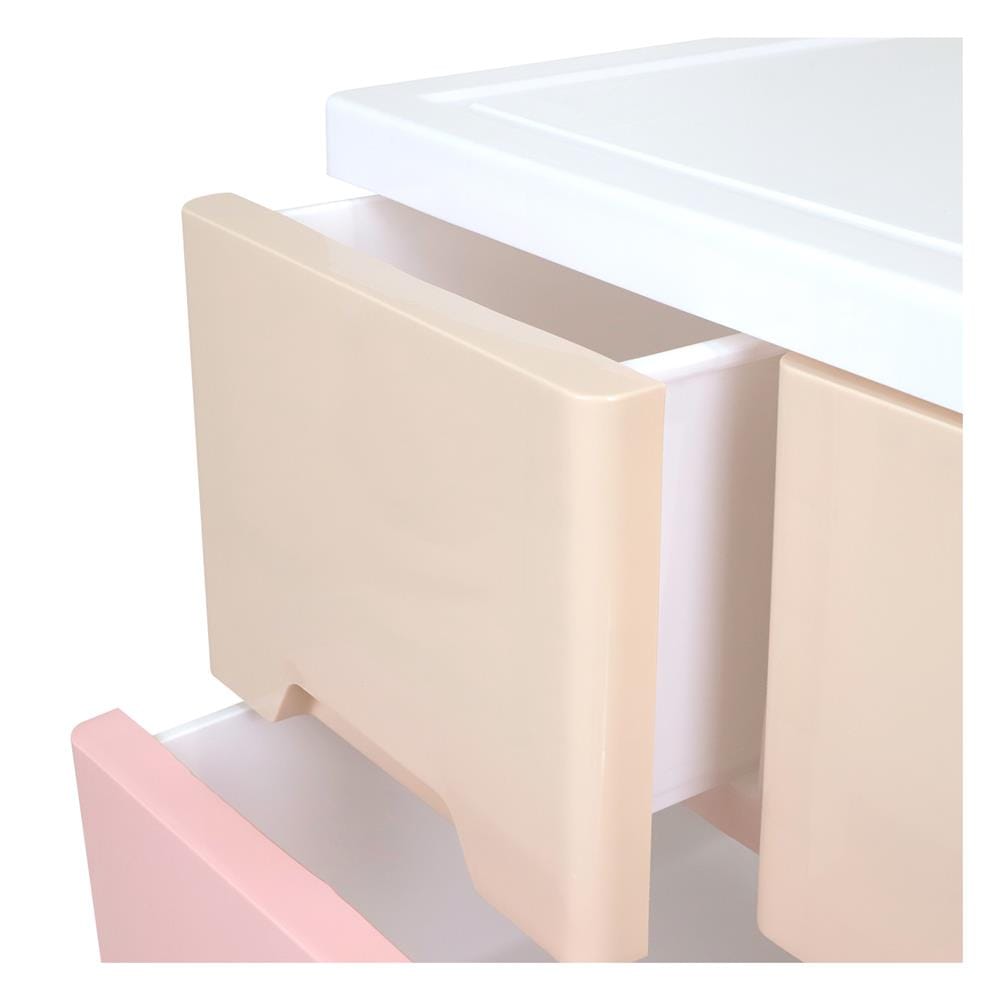 ตู้ลิ้นชัก 3 ชั้นทึบ STACKO NEAT 58x40x70.5 ซม. PASTEL