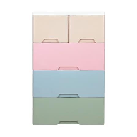 ตู้ลิ้นชัก 4 ชั้นทึบ STACKO NEAT 65x46x105 ซม. PASTEL_1