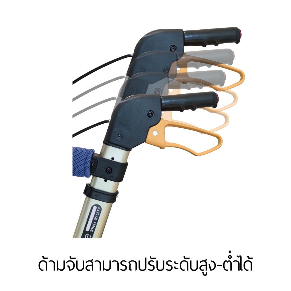 รถเข็นช่วยเดิน MATSUNAGA MV-100  ฟ้า_3