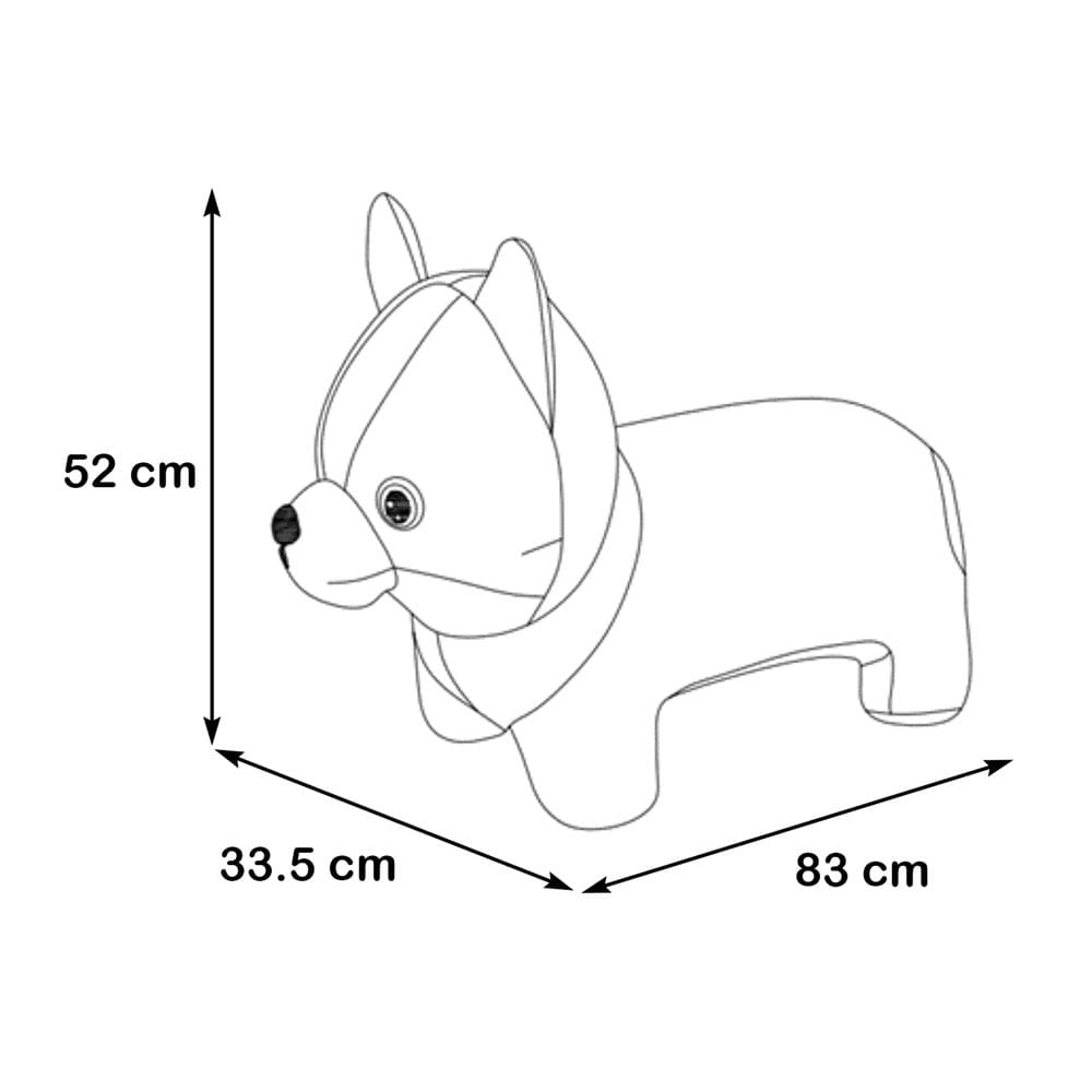 สตูลรูปสัตว์ FURDINI CORGI สีเหลือง