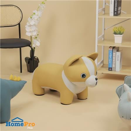 สตูลรูปสัตว์ FURDINI CORGI สีเหลือง_4