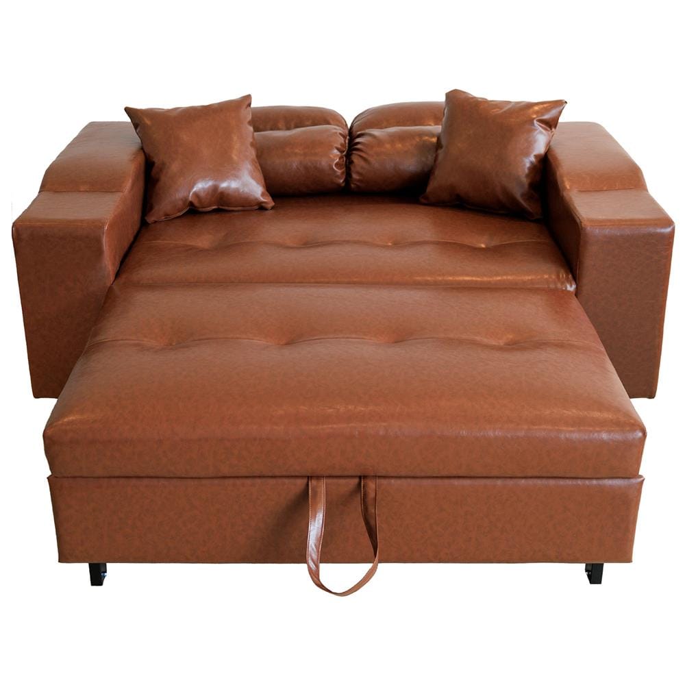 โซฟาเบด CCR FURNITURE รุ่น NEW YORK (นิวยอร์ก) ขนาด 170 cm. หนัง PREMIUM PU สีน้ำตาล (PQ003-5)_5