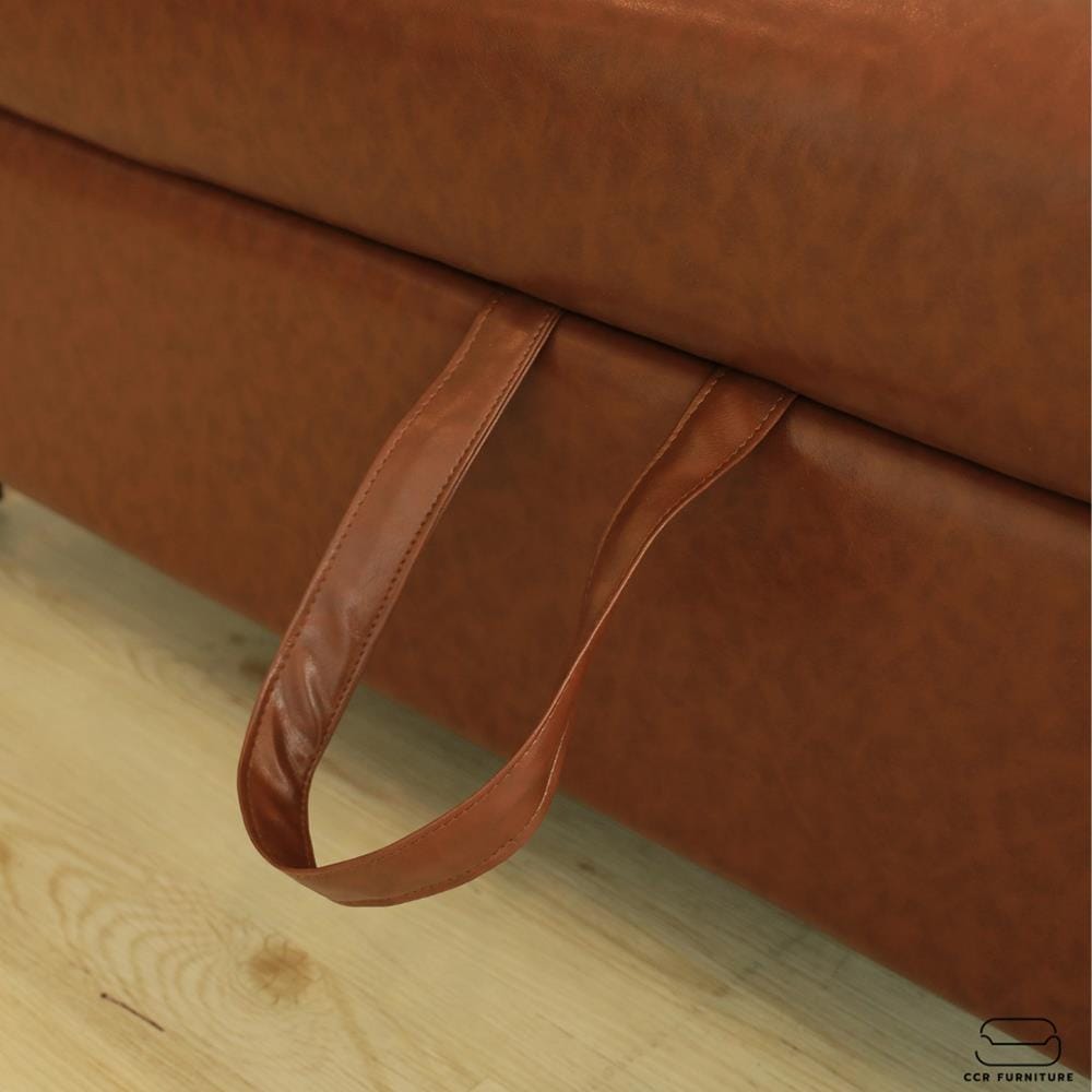โซฟาเบด CCR FURNITURE รุ่น NEW YORK (นิวยอร์ก) ขนาด 170 cm. หนัง PREMIUM PU สีน้ำตาล (PQ003-5)_8